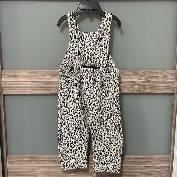 Zara Animal Print Knit Overalls - Picture 2 of 2